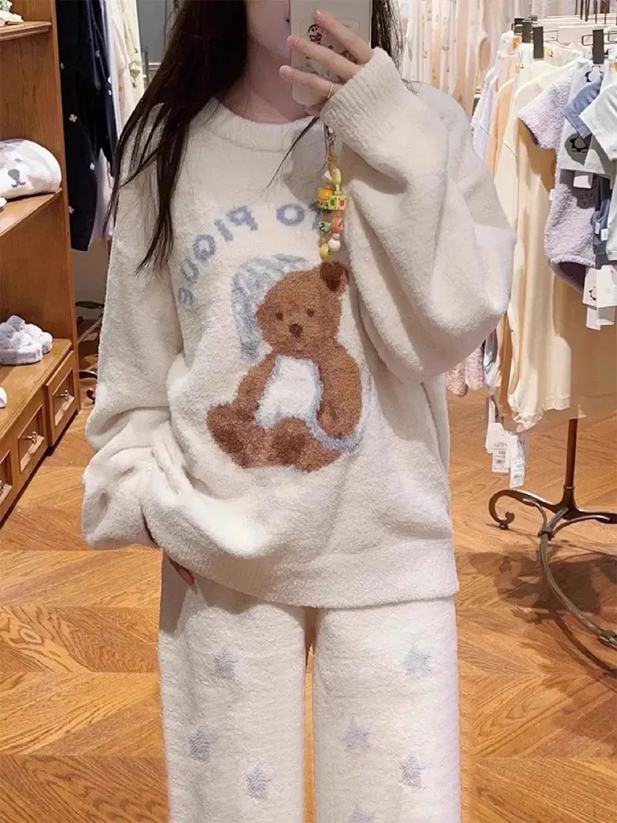 ジェラートピケ レディース クマ ドール パジャマ