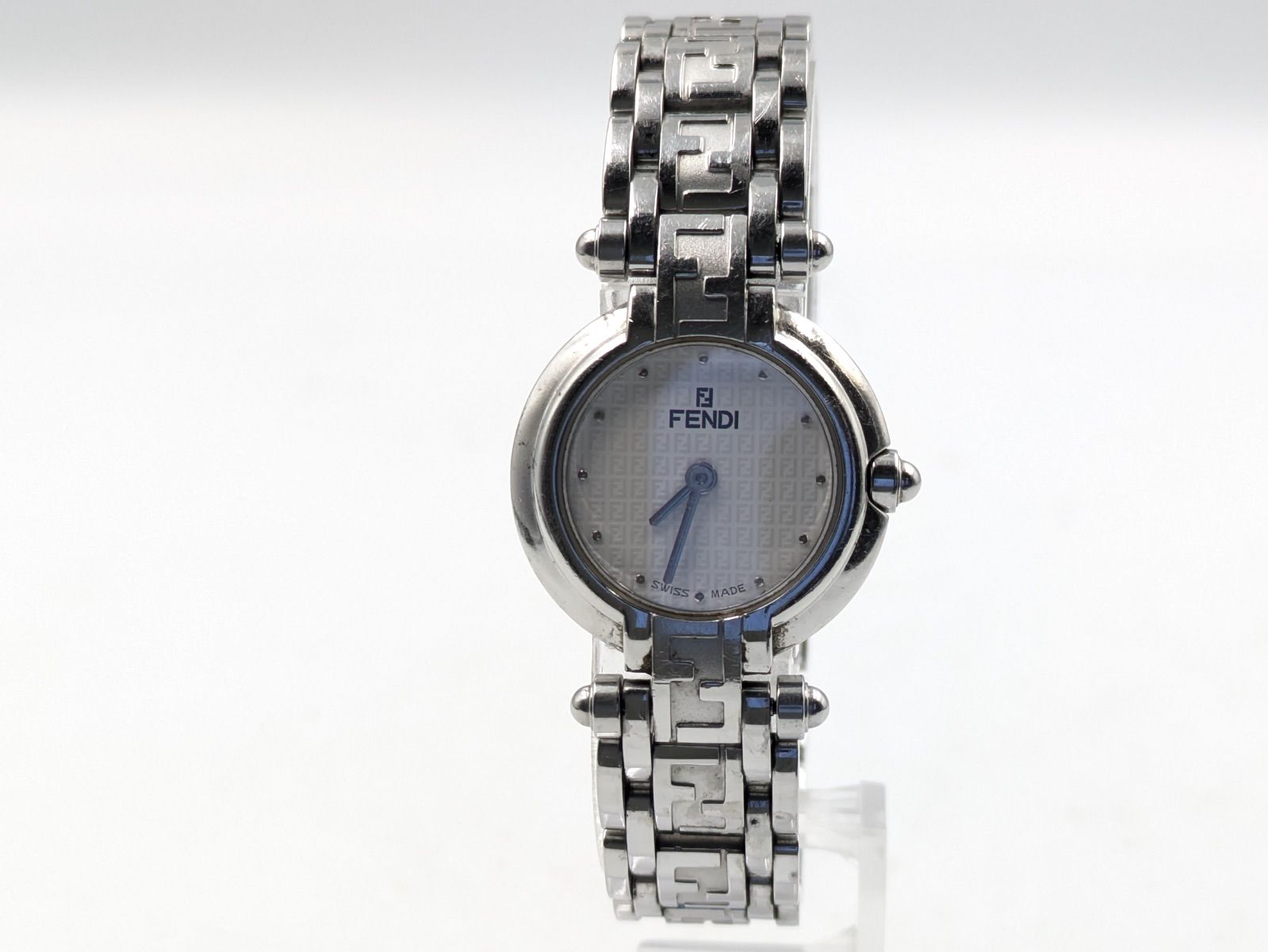 FENDI フェンディ レディース腕時計 750L ホワイト文字盤 ステンレス