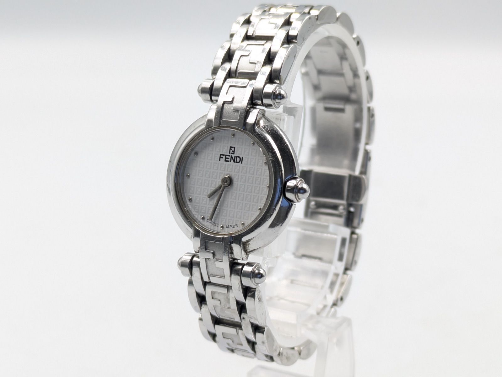 FENDI フェンディ レディース腕時計 750L ホワイト文字盤 ステンレス