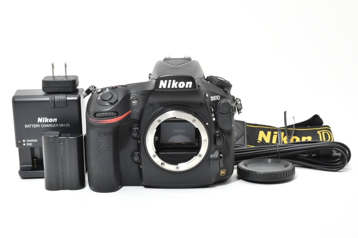 上 ショット数2 563回 ニコン Nikon D 810 ボディ YMA 9018＃71