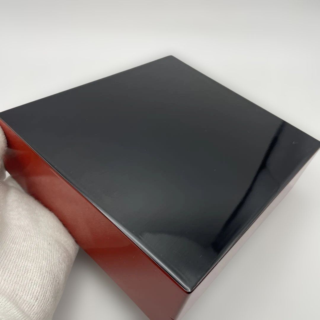 紋紗塗/津軽塗り 重箱/仕掛 モダン/高級感/シンプル/上品 1人～2人用