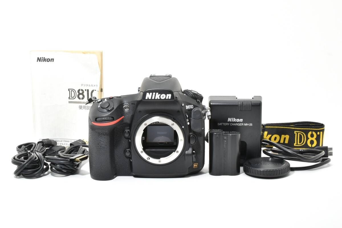☆極上美品☆《ショット数880回》ニコン Nikon D810 ボディ☆ YMA9016