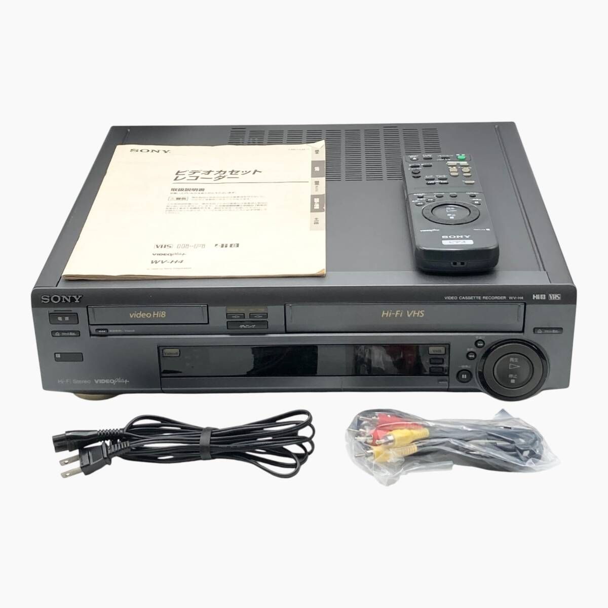 SONY Hi8+VHSビデオデッキ WV-H4 251295 - メルカリ