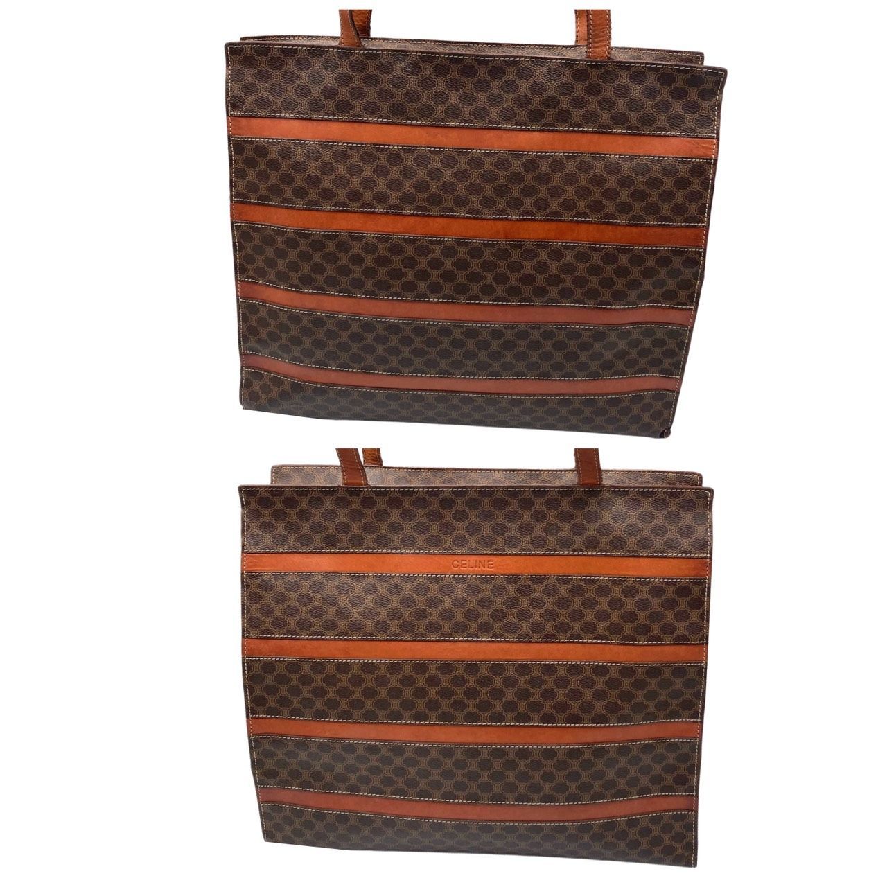 大容量✨【SELINE 】セリーヌ トートバッグ マカダム柄 A4サイズ収納