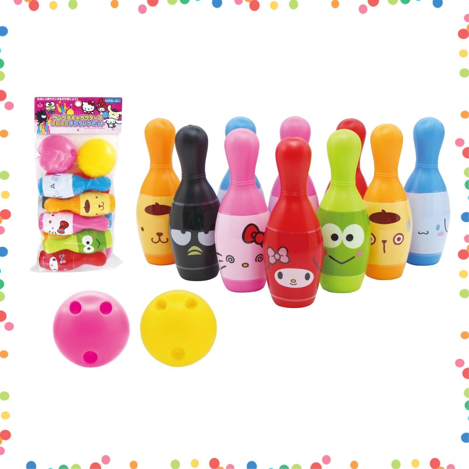 [Inventory Disposal] Onoeman (Onoeman) Sanrio Characters Korokoro Bowling Set