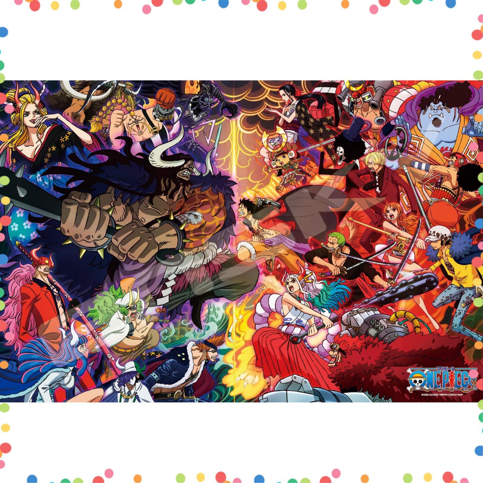 特価商品】鬼ヶ島決戦! ! 50×75cm ワンピース ジグソーパズル 1000