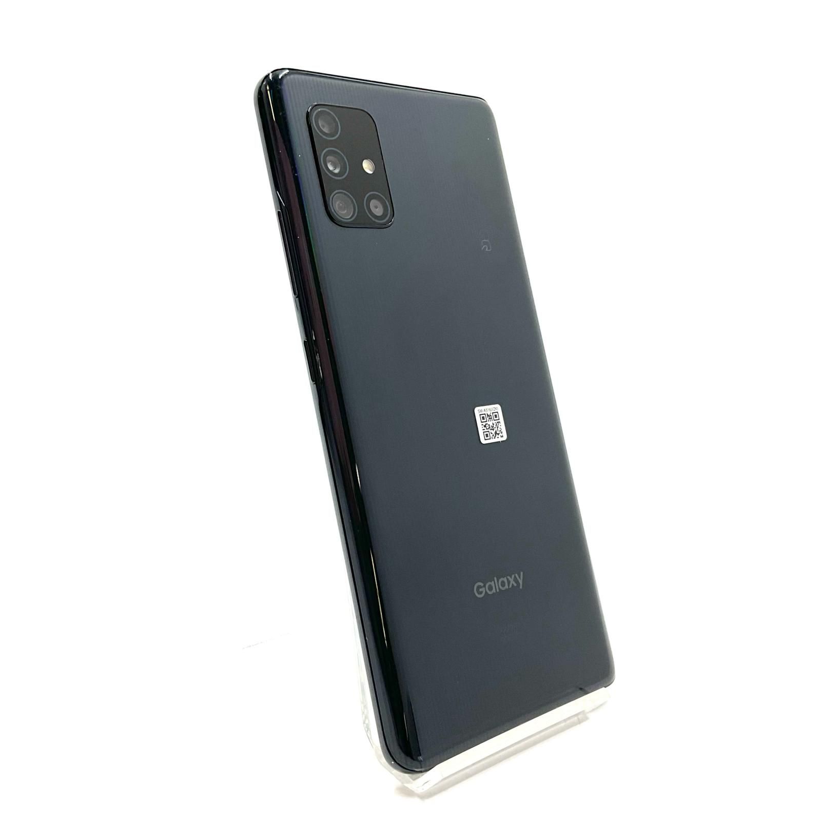 全額返金保証】【最速発送】SAMSUNG Galaxy A51 5G 128GB ブラック au