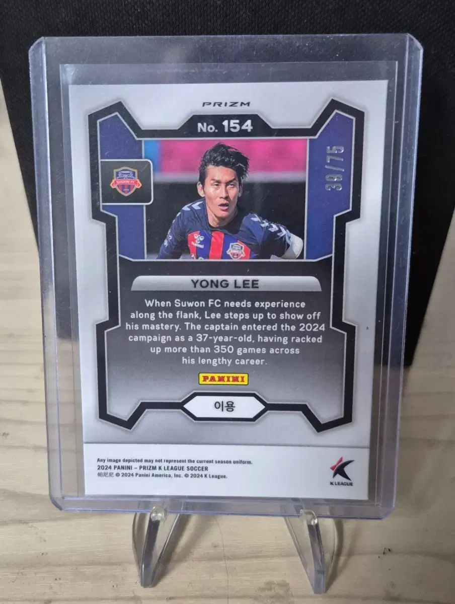 Panini Kリーグ PRIZM 選手 75限定カード - メルカリ