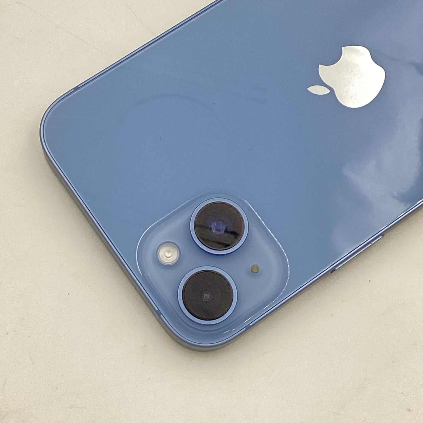 iPhone 14 Plus 128GB ブルー SIMフリー 白ロム 動作確認済 97%【全額