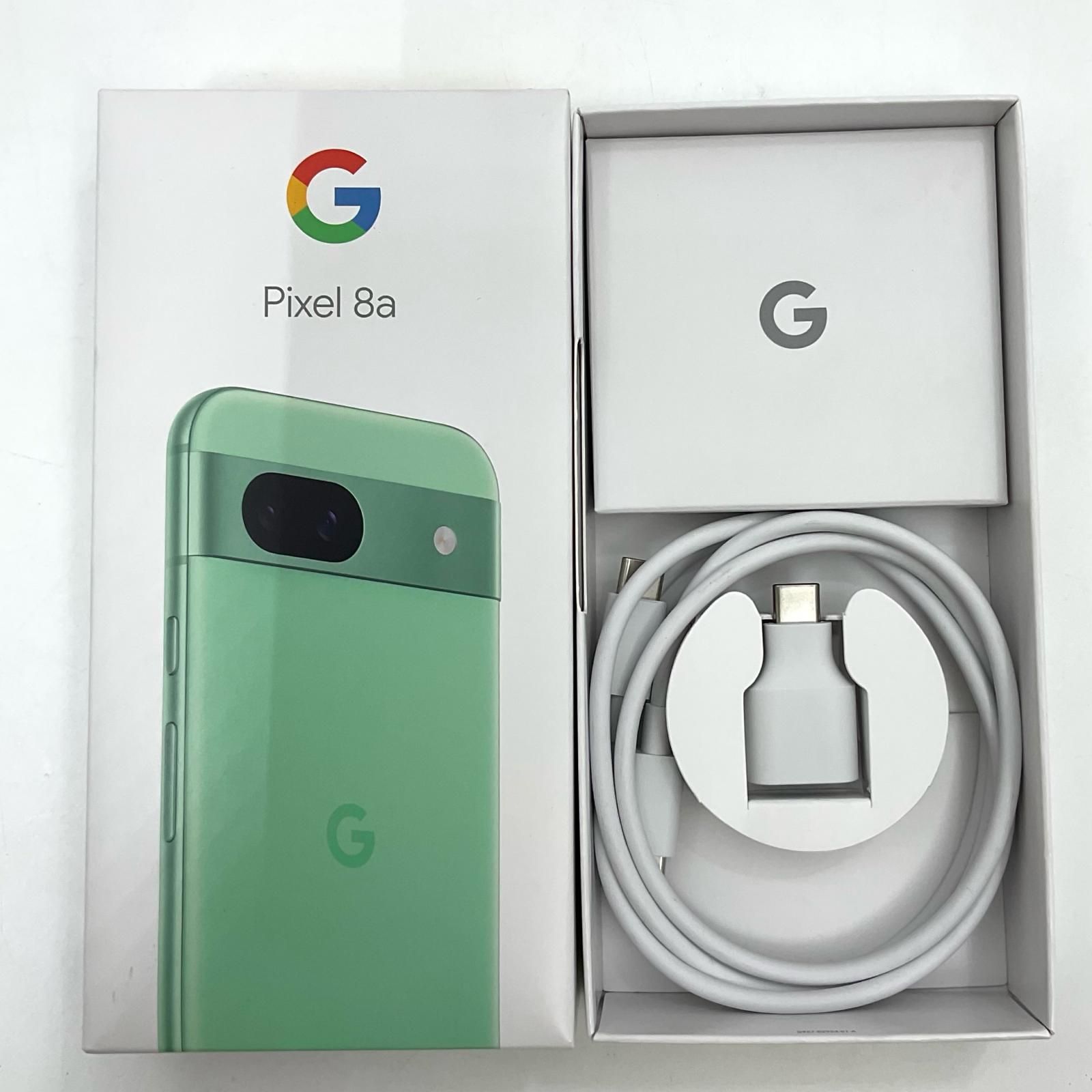 Google Pixel 8a 128GB アロエ Softbank SIMフリー G576D 白ロム 超美