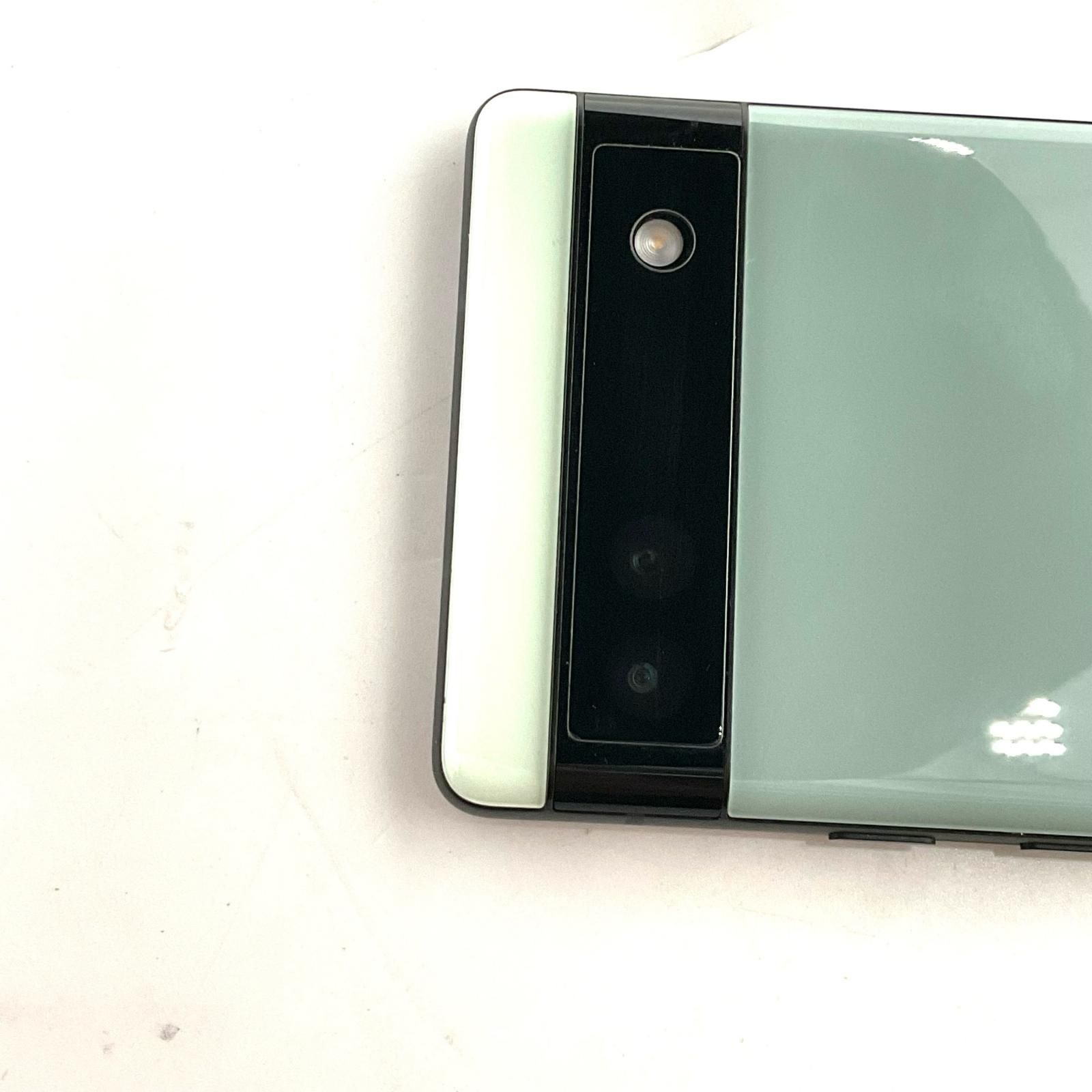 Google Pixel 6a 128GB Sage Softbank GB17L 白ロム 動作確認済【全額