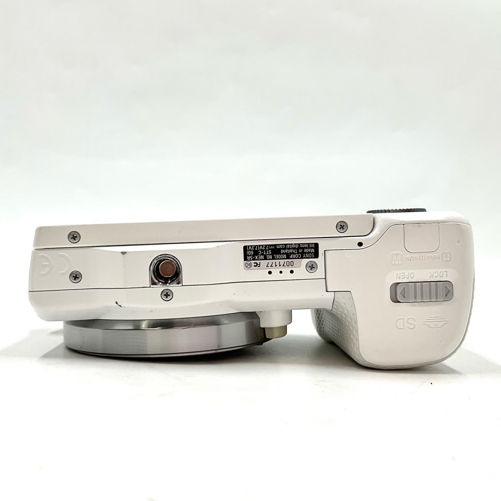 全額返金保証】【最速発送】Sony デジタル一眼 α NEX-5R [ホワイト