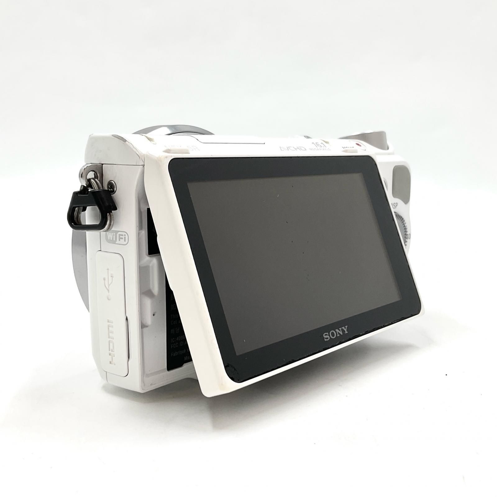 全額返金保証】【最速発送】Sony デジタル一眼 α NEX-5R [ホワイト