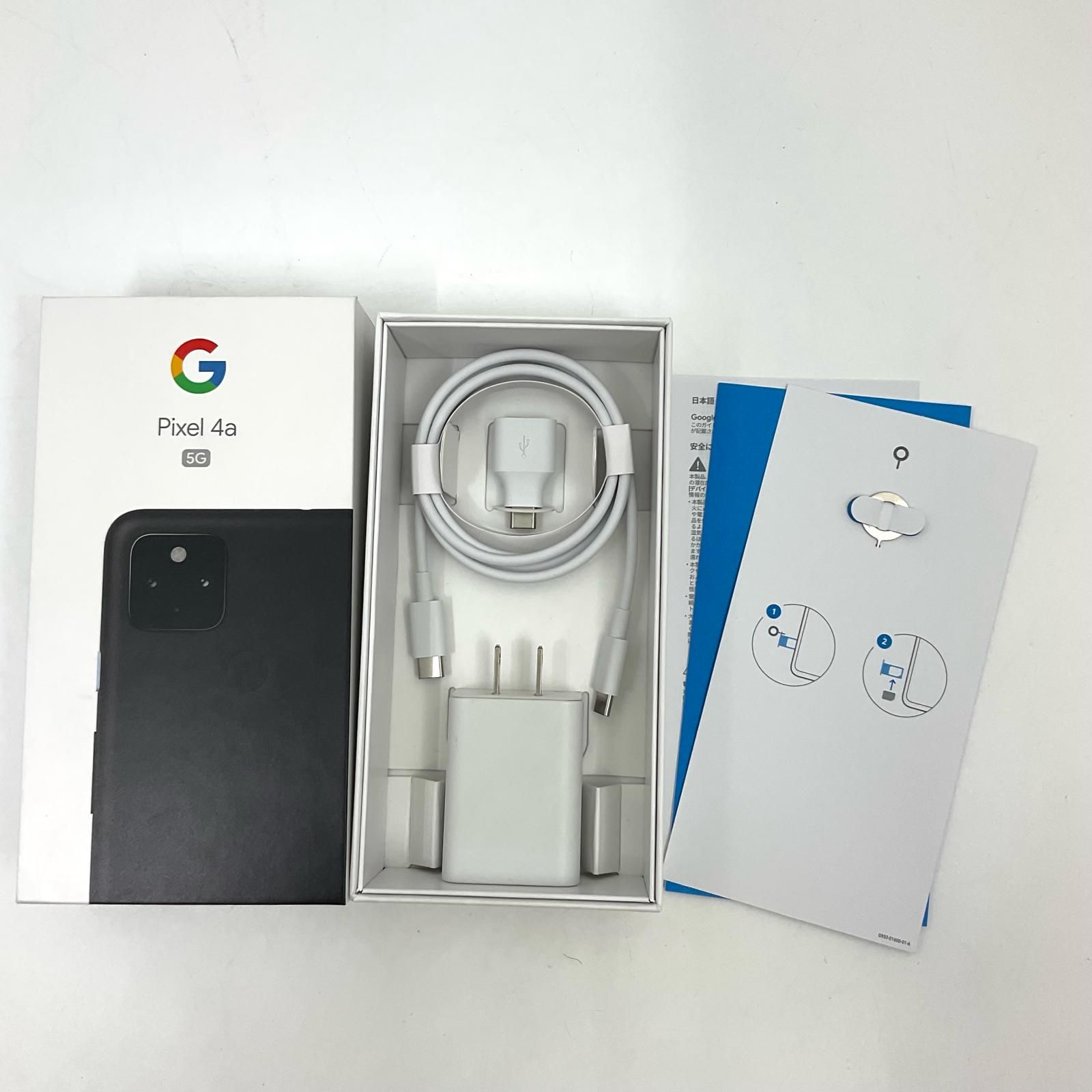 Google Pixel 4a (5G) 128GB Just Black Softbank 白ロム 動作確認済