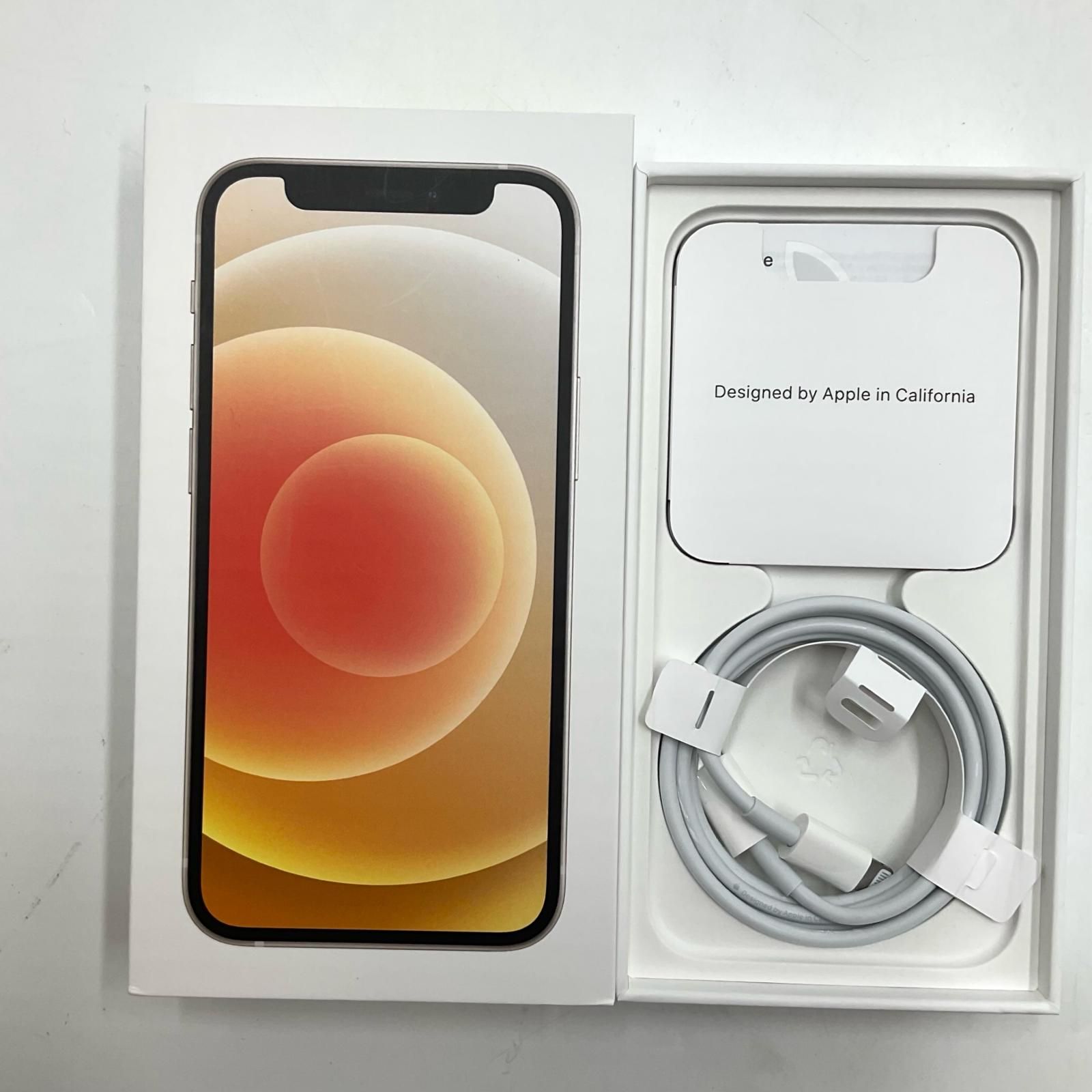 iPhone 12 mini 64GB ホワイト SIMフリー 白ロム 動作確認済 78%【全額