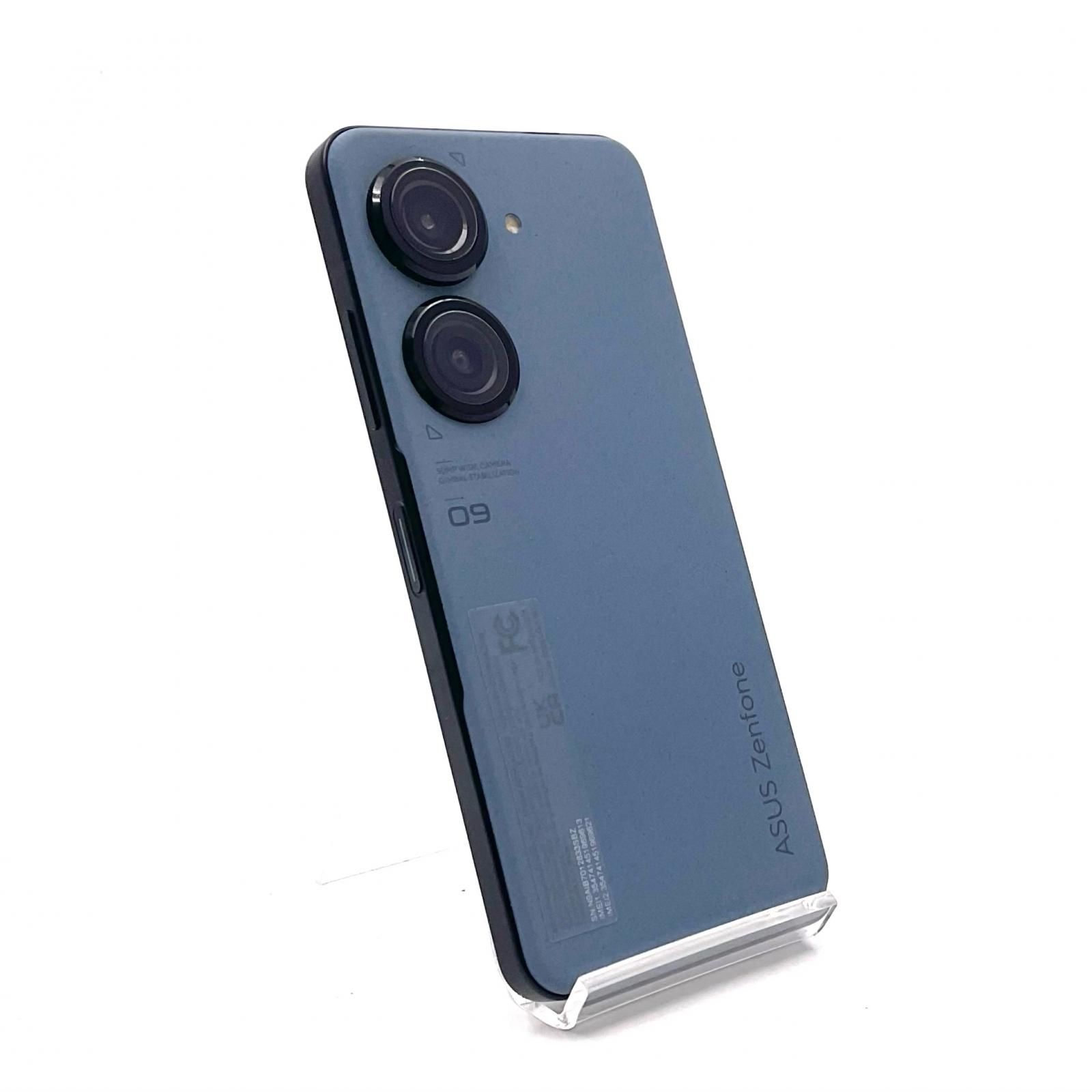 中古】【SIMフリー】〇Zenfone9 AI2202 128GB スターリーブルー