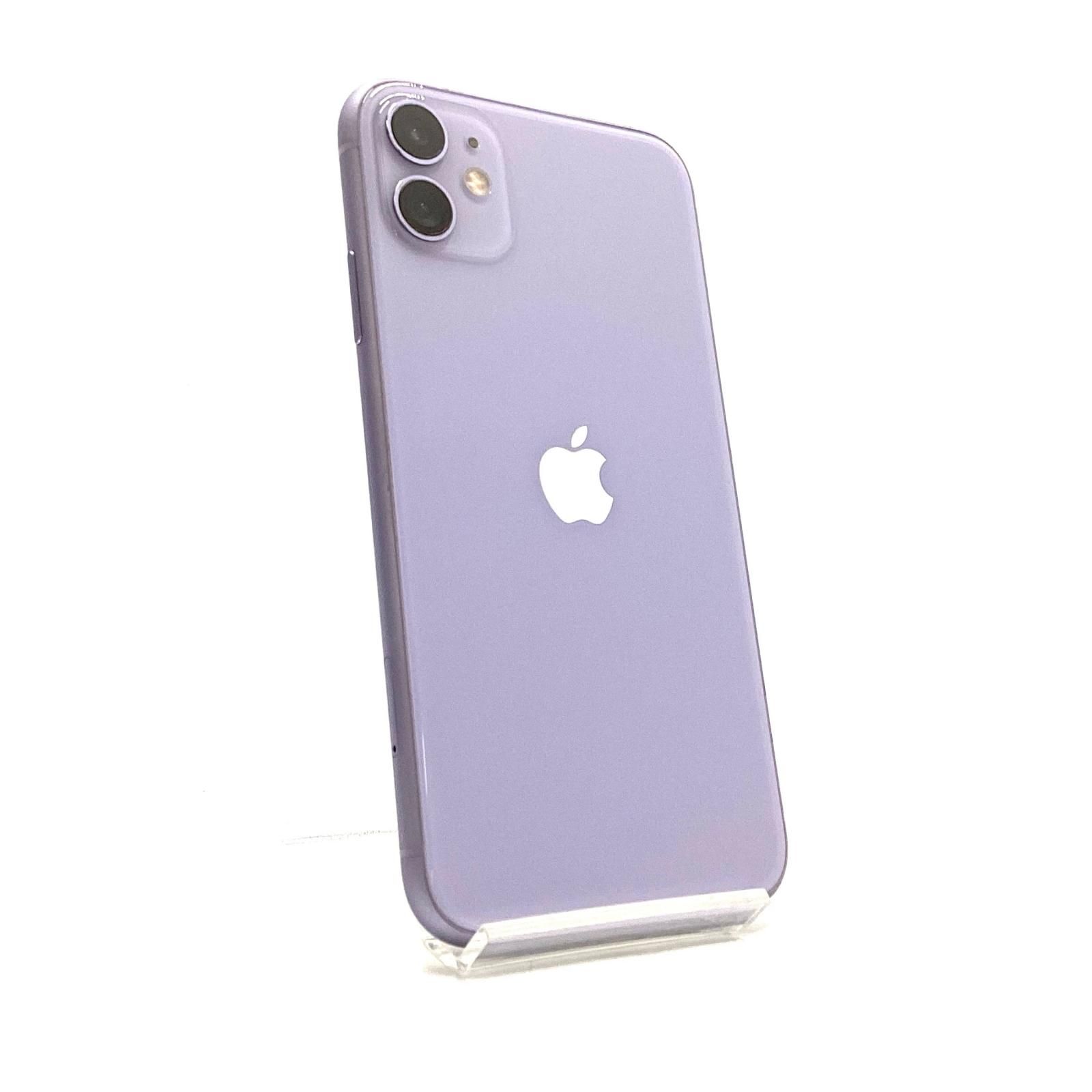 iPhone 11 64GB パープル Softbank 白ロム 動作確認済 83%【全額返金
