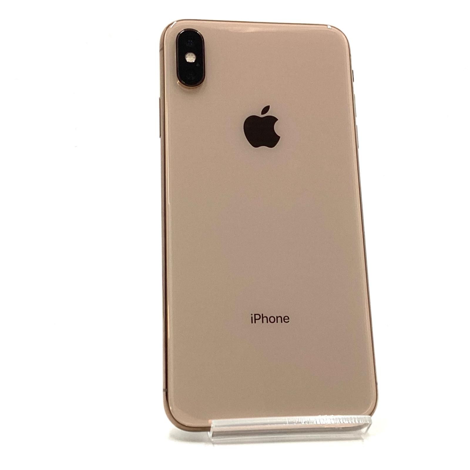 Apple iPhone XS MAX 64GB ゴールド 動作良好 iPhone XS Max 64GB ゴールド au 白ロム 動作確認済 77%【全額返金保証