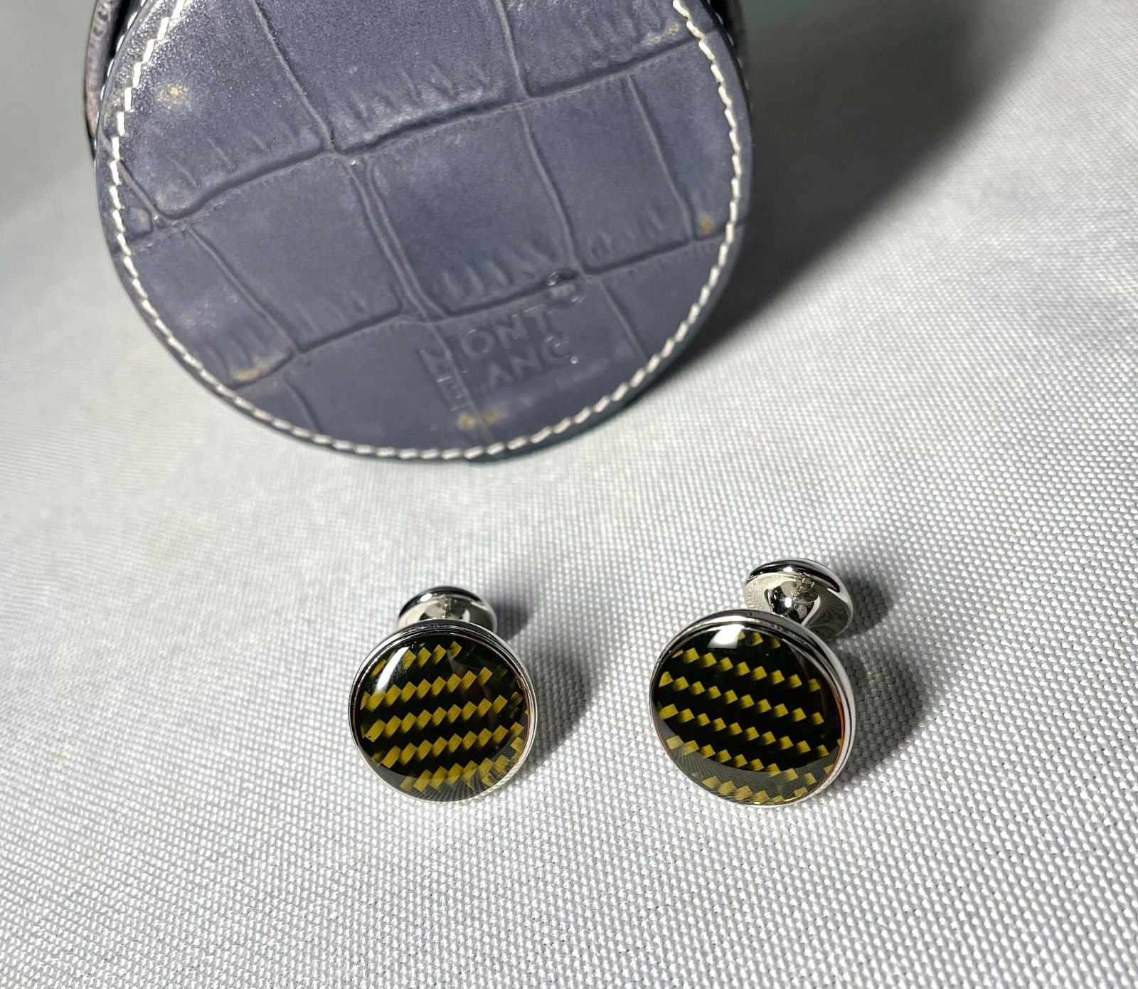 美品 希少 MONTBLANC モンブラン ブラック&イエローグラデーション