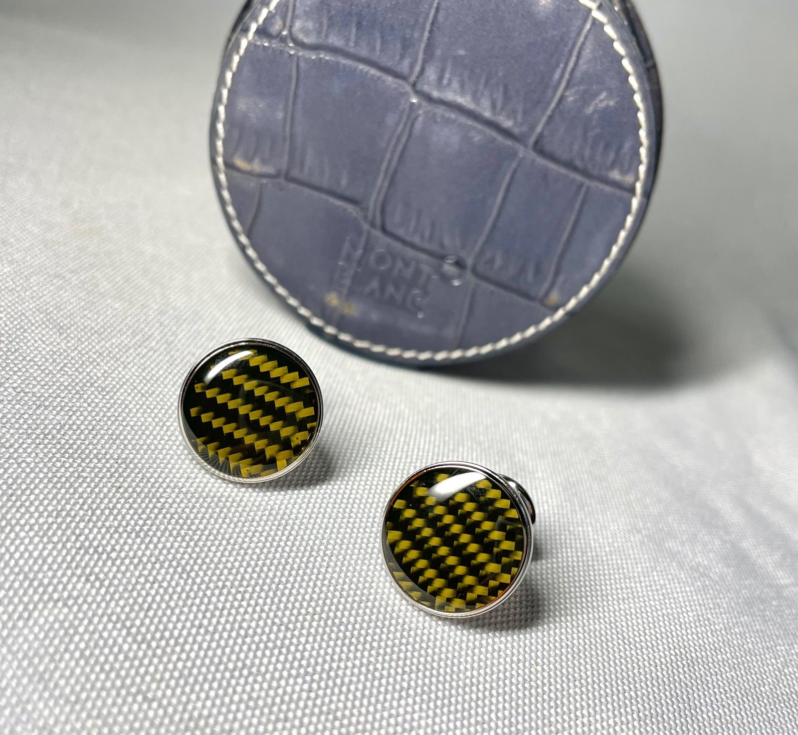 美品 希少 MONTBLANC モンブラン ブラック&イエローグラデーション