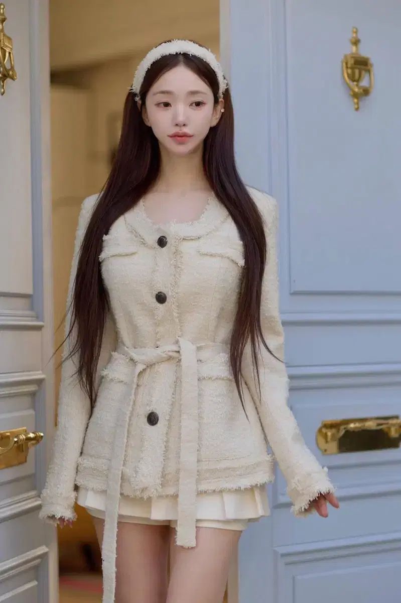 カインダミ ツイードジャケット ONE PIECE