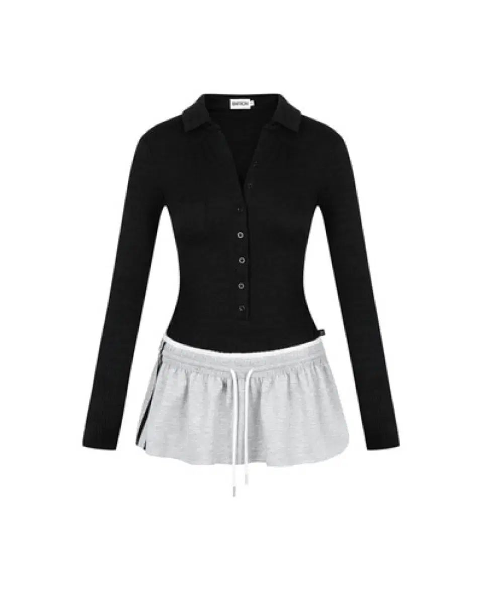 Bnfrom ビーエンフロム スポーティー ピンタック ドレス