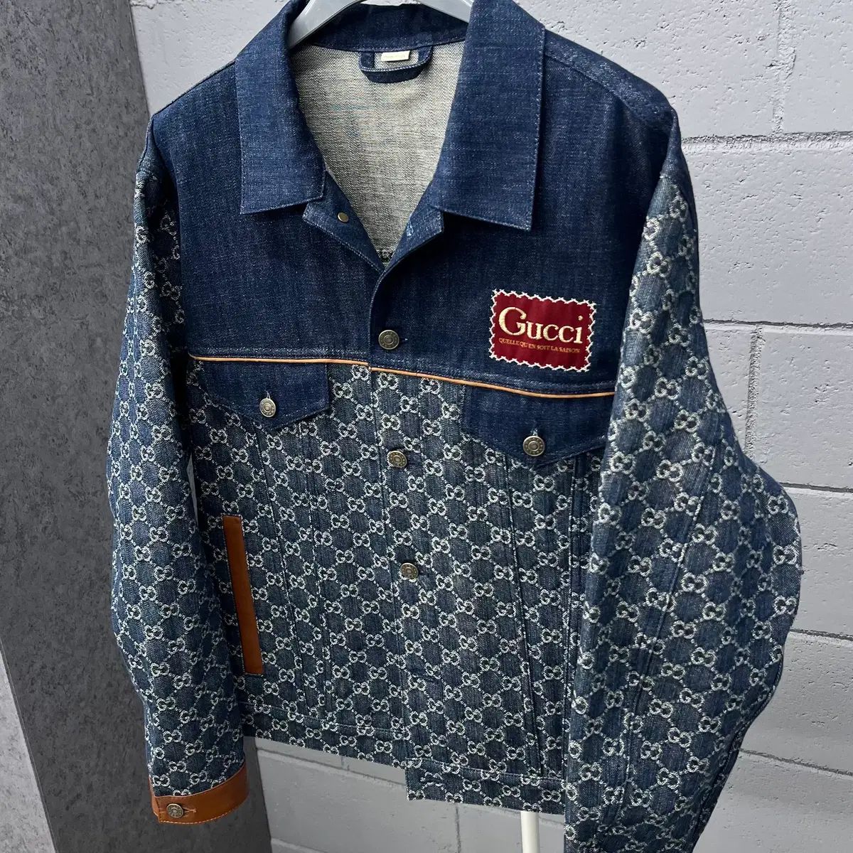グッチ オーガニック トラッカー デニム ジャケット 46 size