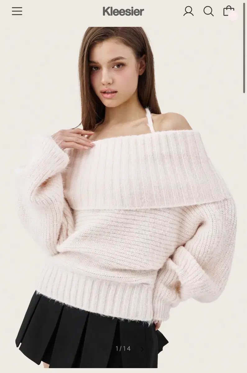 クリシアーパレットオフショルダーピンク