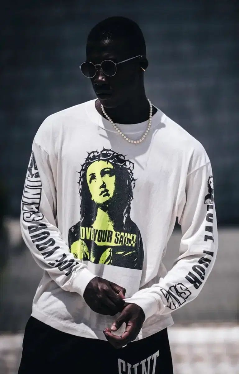 L SAINT MICHAEL(セント マイケル) LOVE YOUR SAINT ロングスリーブ T