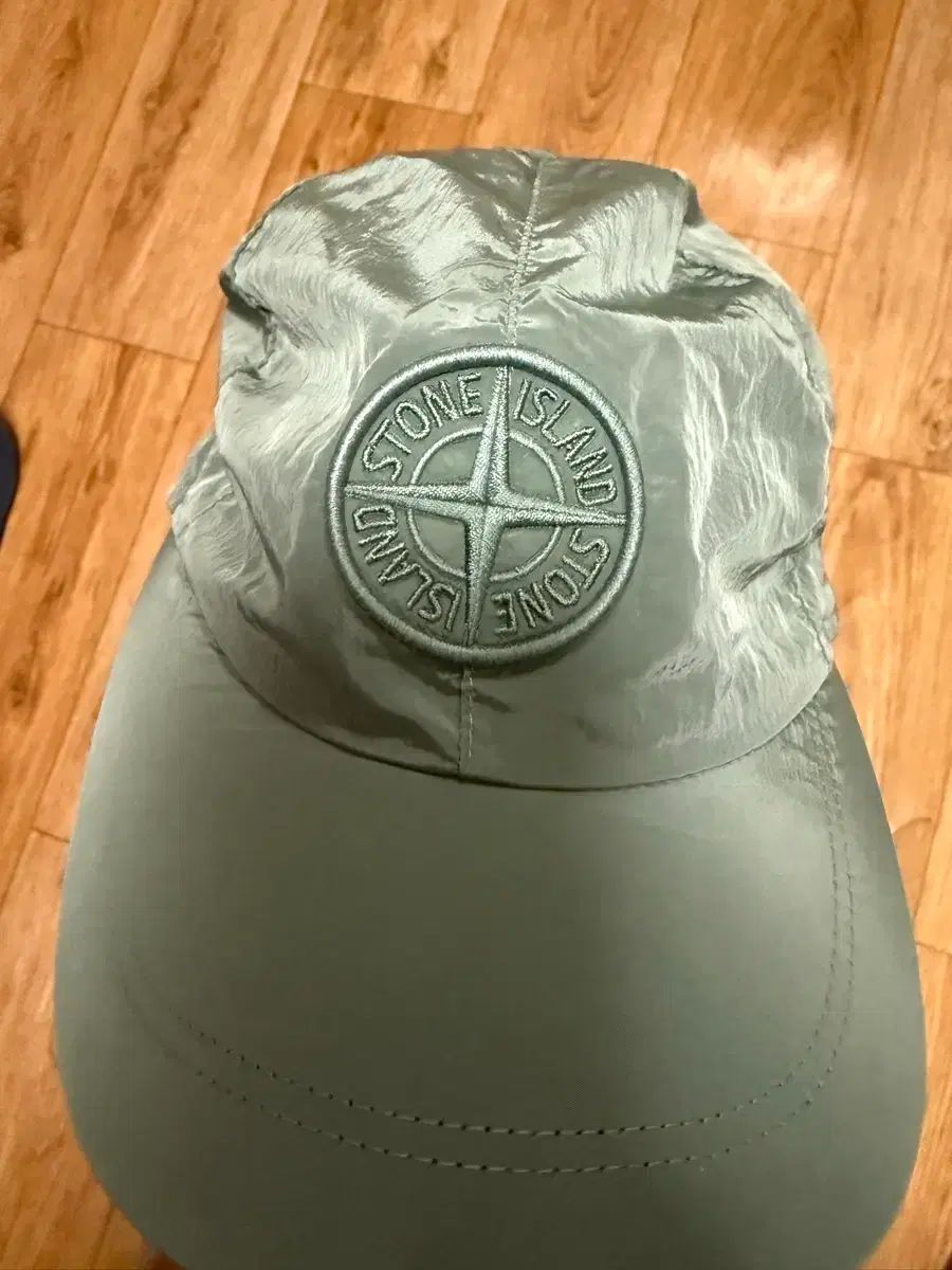 ストーンアイランド ナイロン メタル ベースボールキャップ カーキ XL