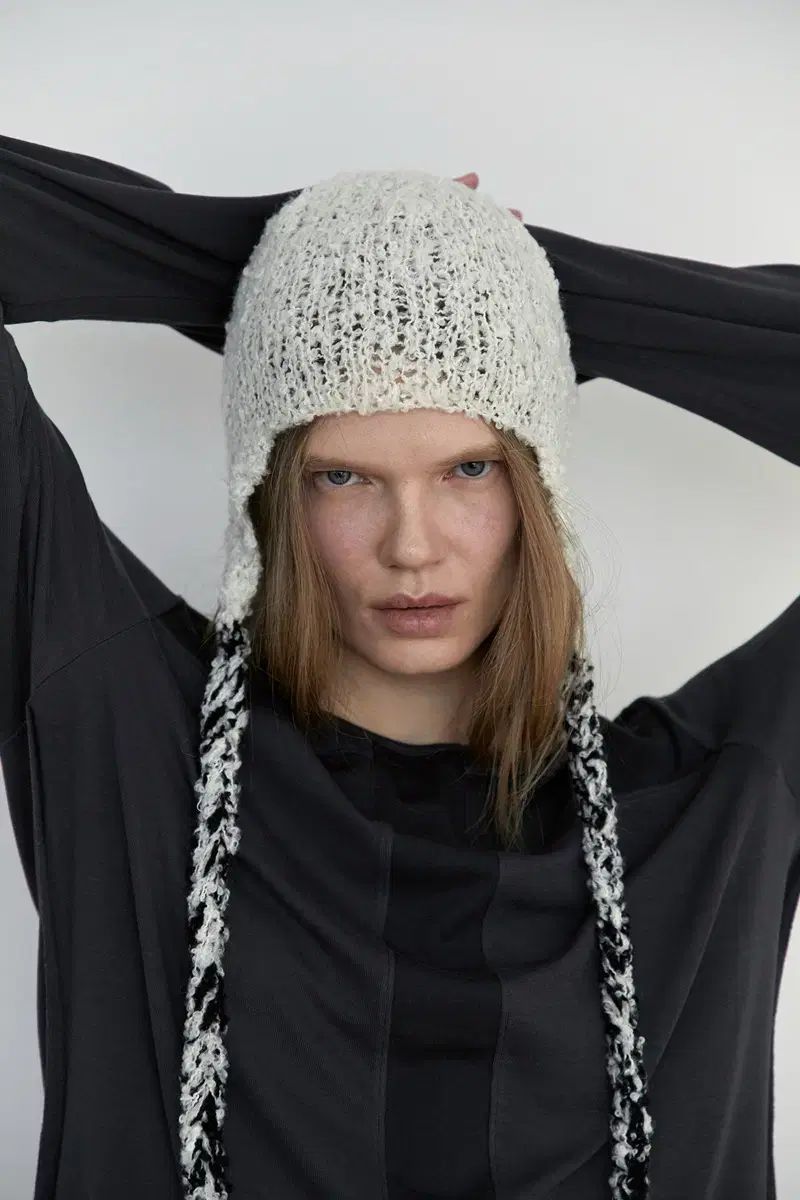 DARED デアード HANDMADE BRAID ウールボンネット 帽子