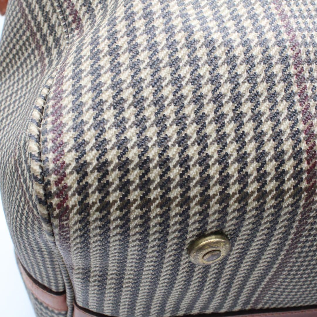 良品】ポロラルフローレン 千鳥格子 ボストンバッグ 2way ヴィンテージ