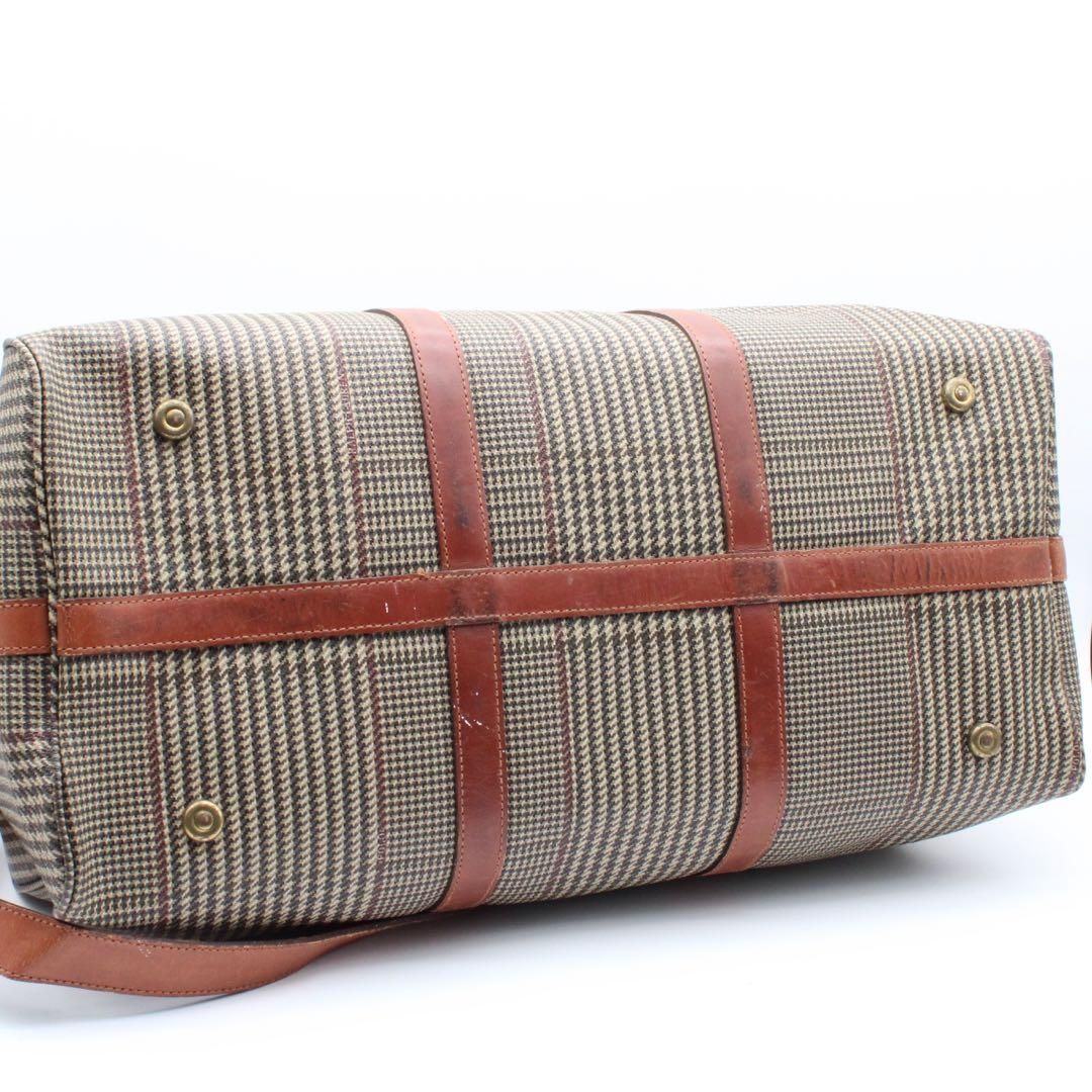 良品】ポロラルフローレン 千鳥格子 ボストンバッグ 2way ヴィンテージ