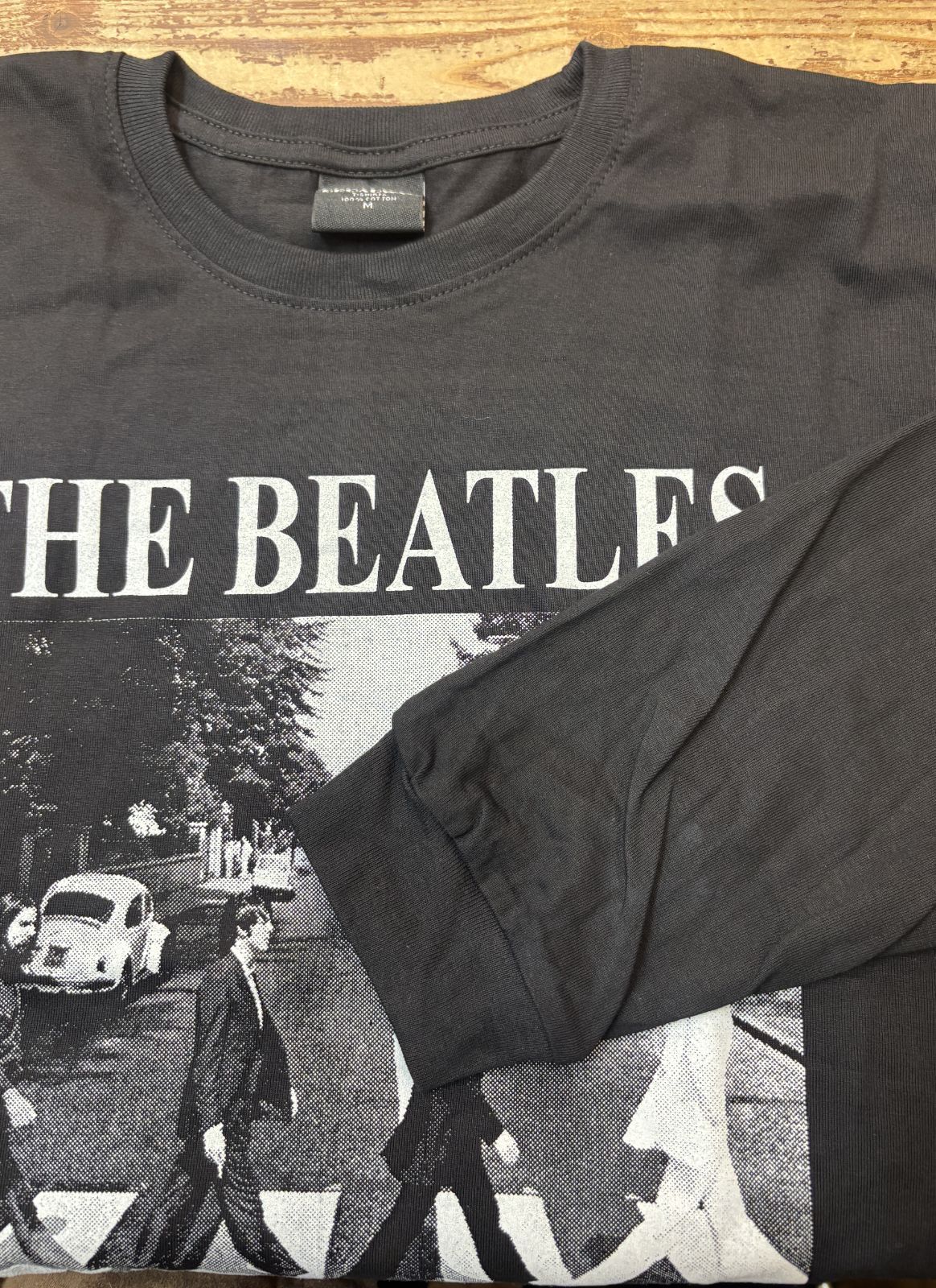 長袖☆新品アビイロード【The Beatles】ビートルズ☆フォトTシャツ