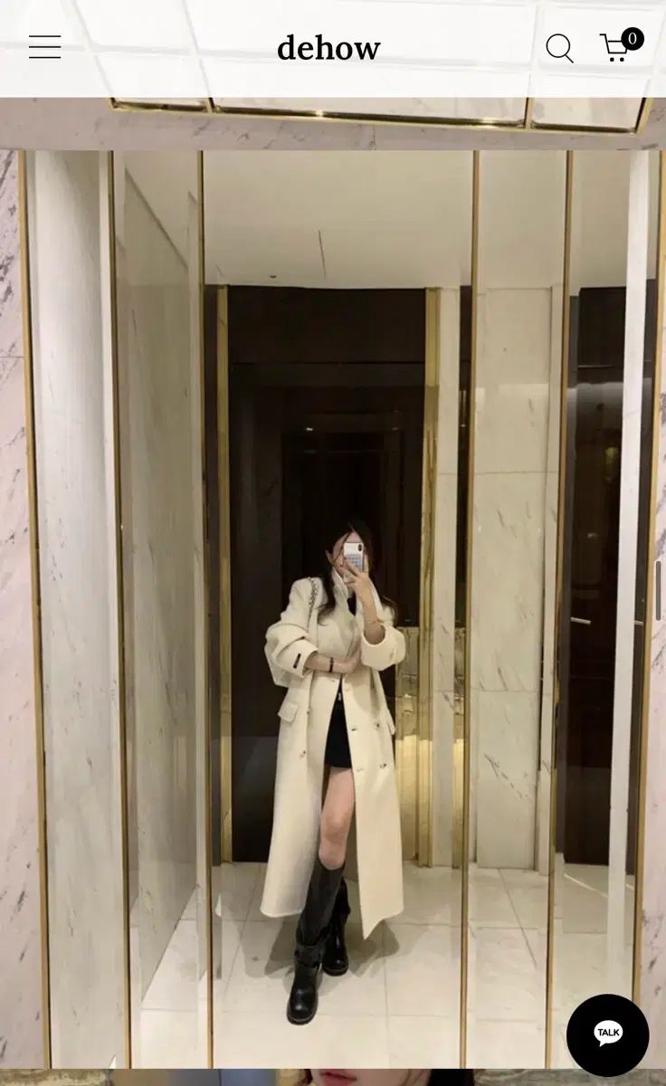 ドハウ メイアンゴラハンドメイド ロングコート