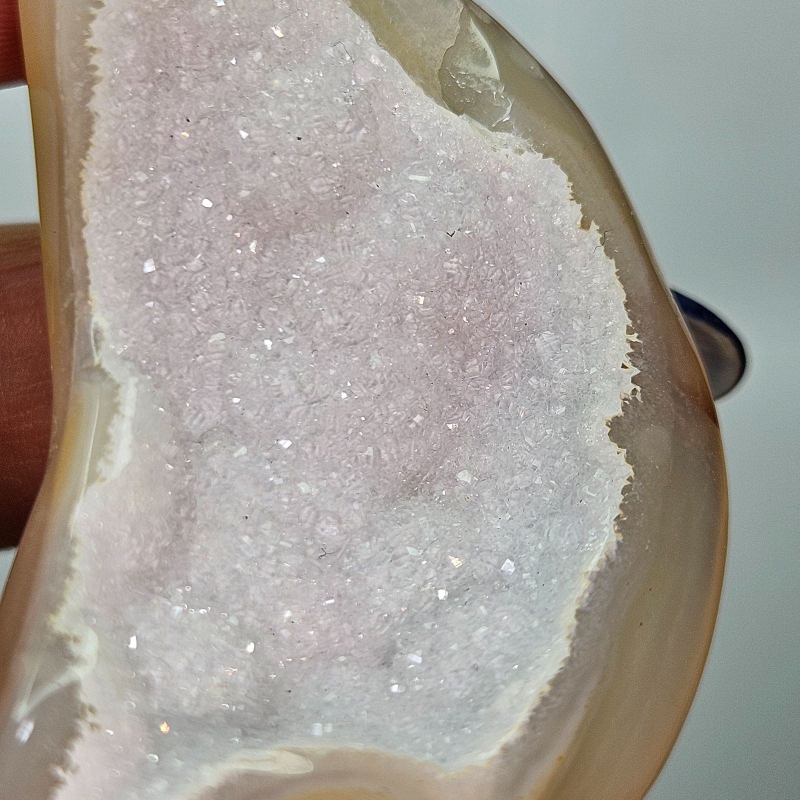 キラッキラ✨雪の結晶✨瑪瑙✨ジオード✨卵✨カービング✨ - メルカリ