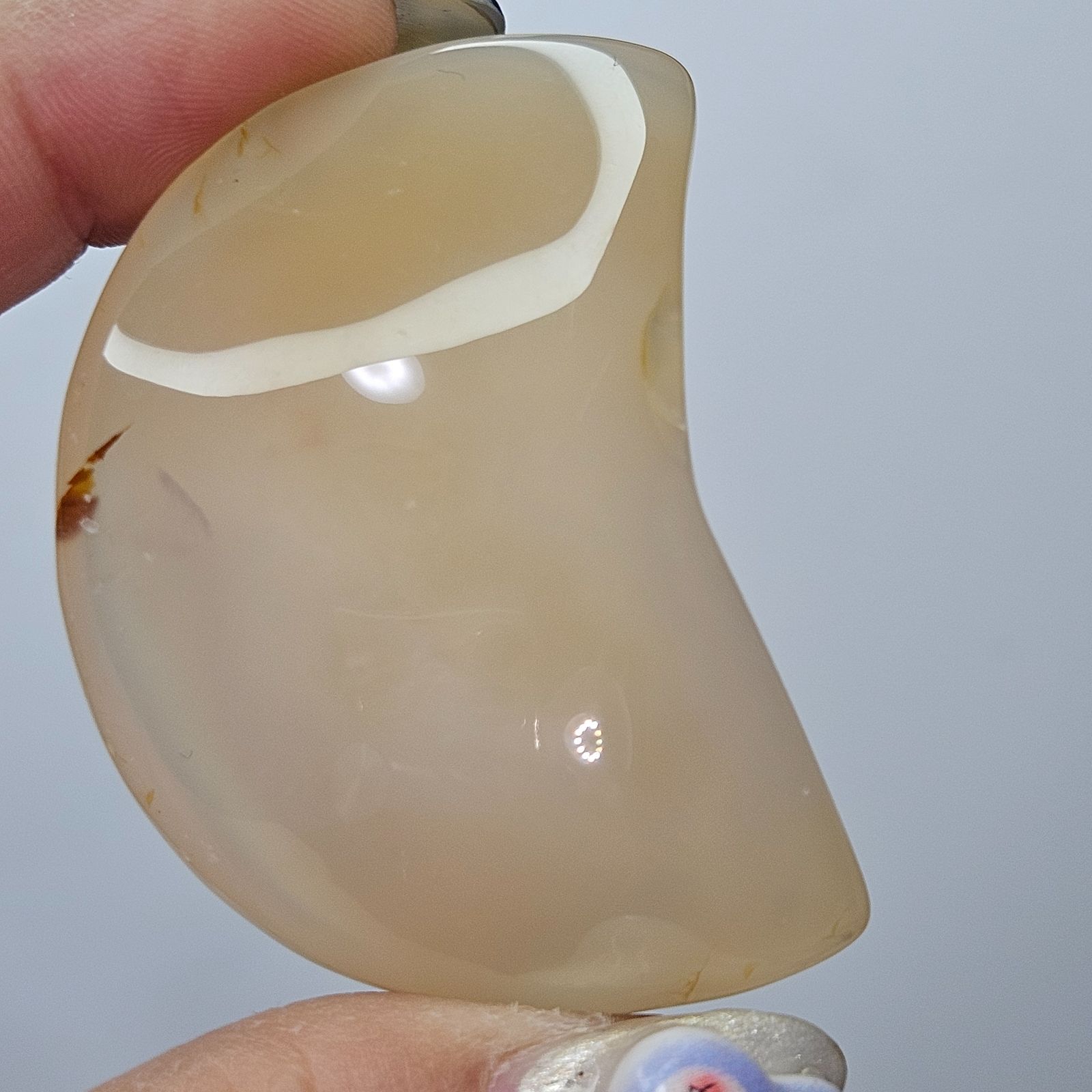 キラッキラ✨雪の結晶✨瑪瑙✨ジオード✨卵✨カービング✨ - メルカリ