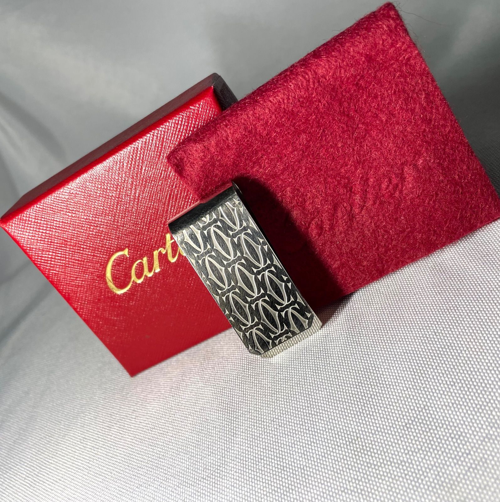 Cartier C ドゥ カルティエ デコール マルチロゴマネークリップ