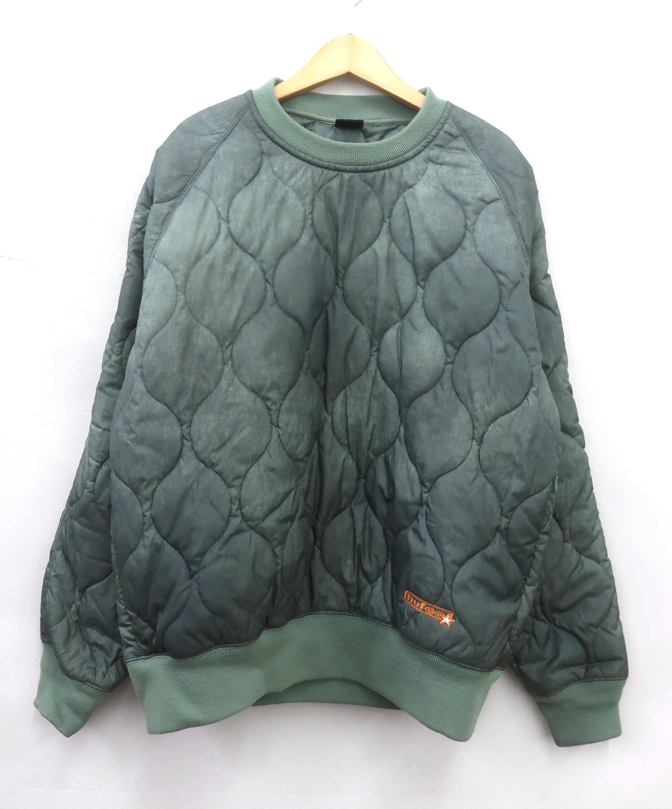 1982 HUF ハフ FRESHIES QUILTED CREW キルティング プルオーバー ジャケット S