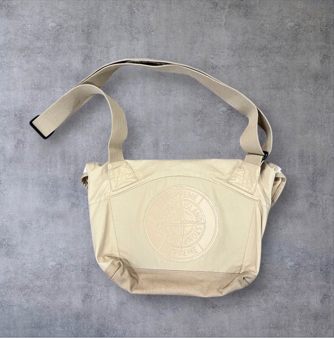2022SS Supreme / Stone Island Stripe Messenger Bag シュプリーム