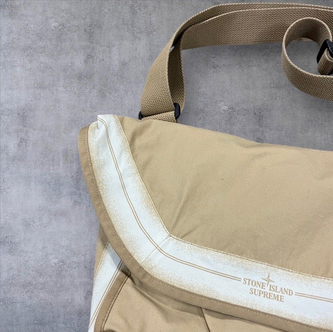 2022SS Supreme / Stone Island Stripe Messenger Bag シュプリーム