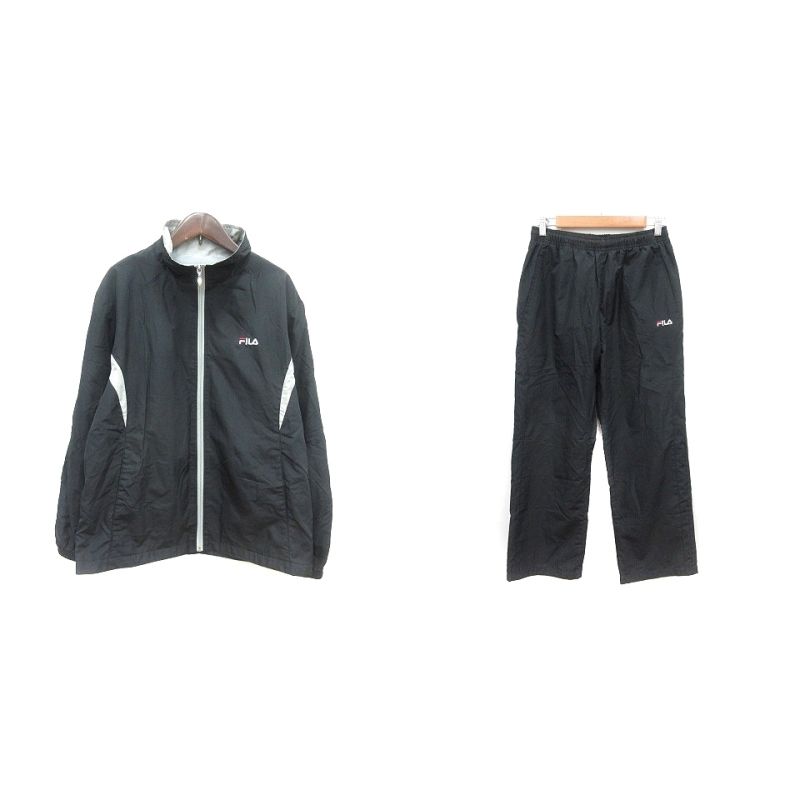 フィラ FILA セットアップ 上下 ジャケット ブルゾン 総裏地 ロゴ刺繍