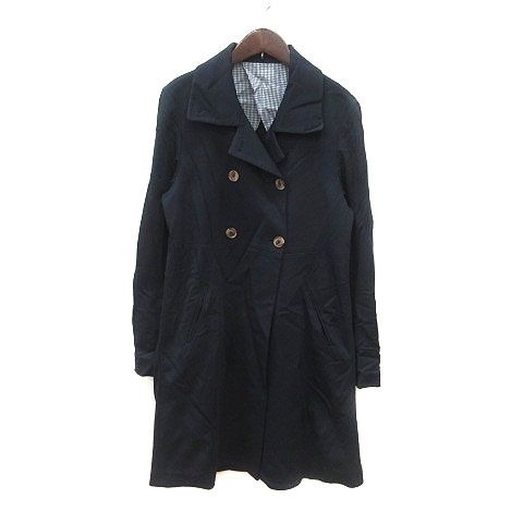 ブルックスブラザーズ BROOKS BROTHERS コート 背抜き 4 紺 ネイビー