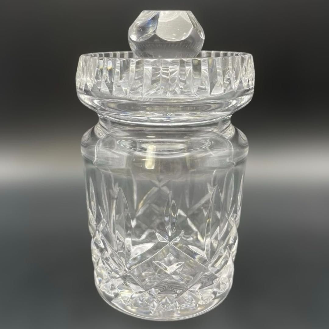WATERFORD ビスケットバレル クリスタル クッキー キャンディージャー CRYSTAL ウォーターフォード Lismore リズモア biscuit barrel 小物入れ ガラス容器