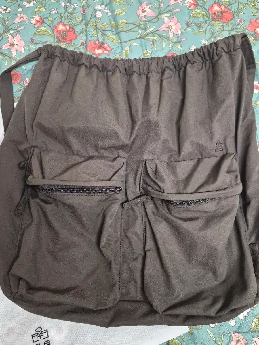 2 pk ドローバッグ ブラウン