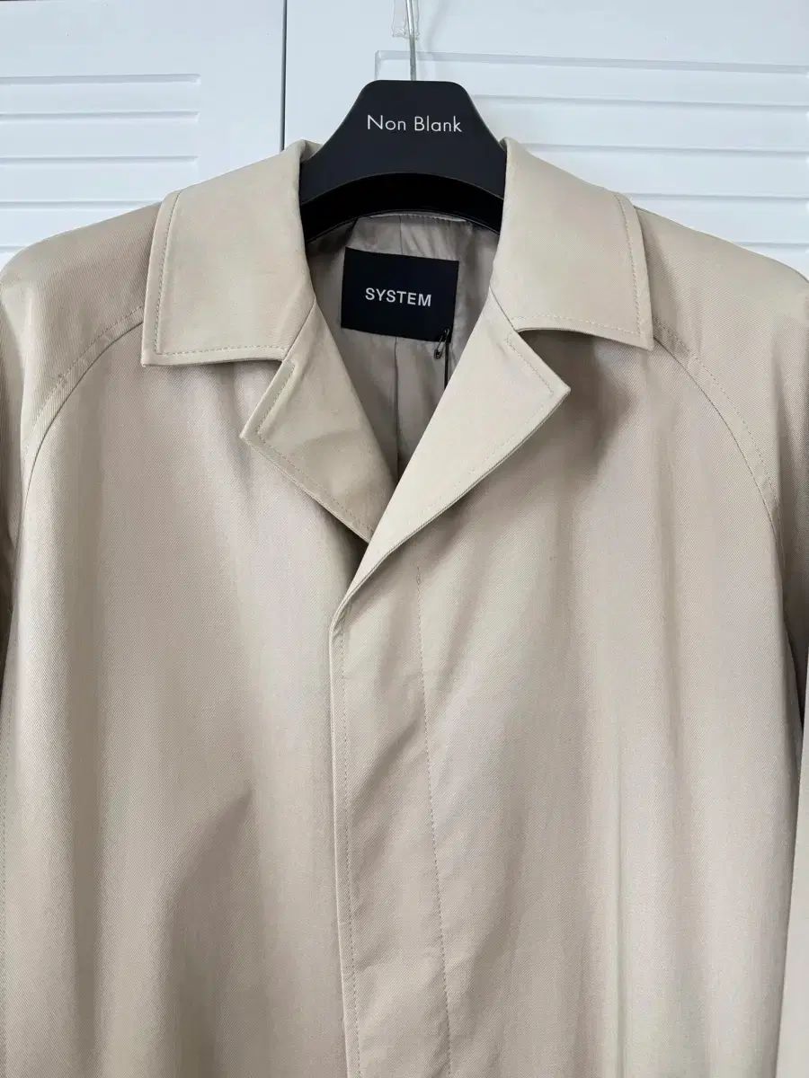 The SYSTEM homme ベージュ コート 23 fw