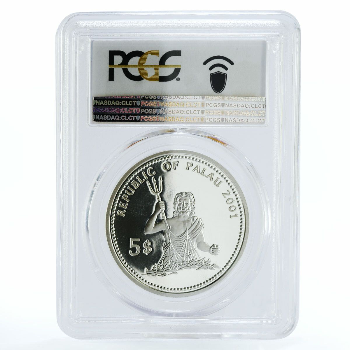 パラオ 5ドル 海洋生物シリーズ ツノダシ-アイドルフィッシュ PR70