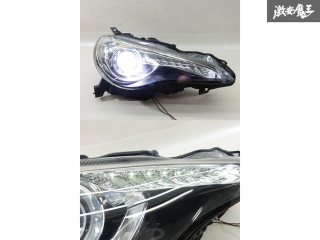 点灯OK!!トヨタ 純正 ZN6 86 ハチロク 前期 HID ヘッドライト ヘッド