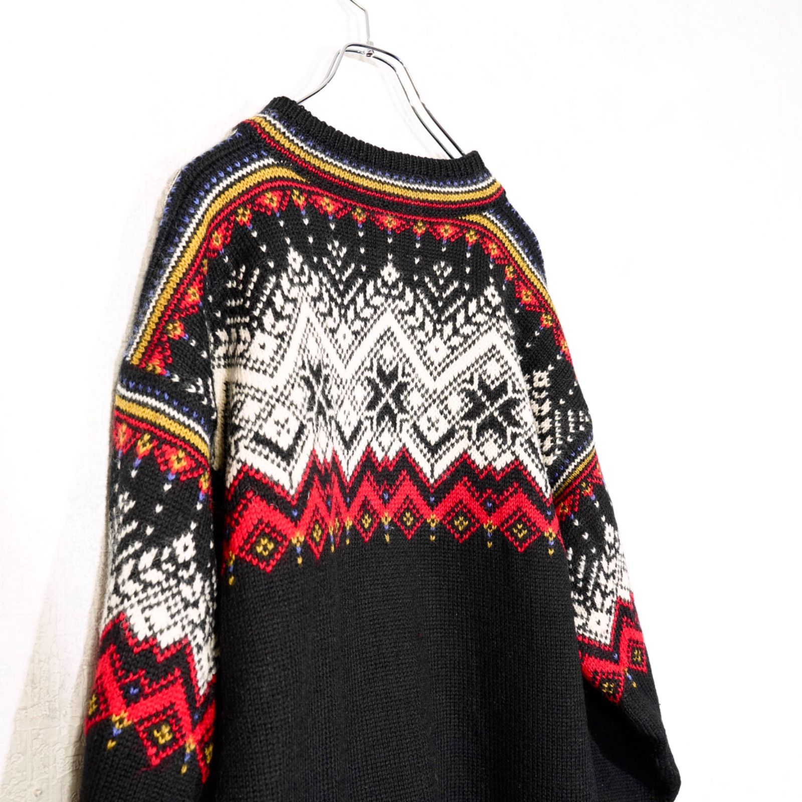 EU VINTAGE DALE OF NORWAY NORDIC PATTERNED DESIGN HALF ZIP NORDIC 