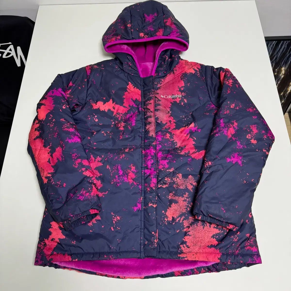 コロンビア BIG ファー リバーシブル アウター キッズ L